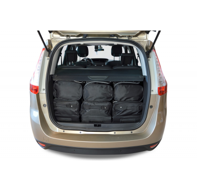Set maletas especifico RENAULT Grand Scénic III 2009-2016 mpv CAR-BAGS (3x Trolley + 3x Bolsa de mano)