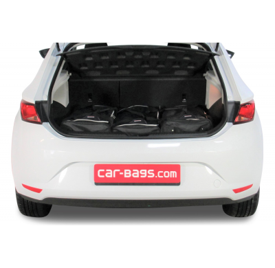 Set maletas especifico SEAT Leon (5F) 2012- 3d & 5d CAR-BAGS (3x Trolley + 3x Bolsa de mano)