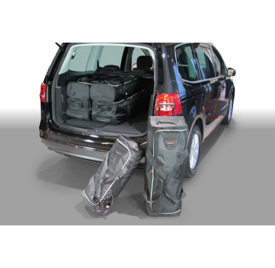 Set maletas especifico SEAT Alhambra II (7N) 2010- mpv CAR-BAGS (3x Trolley + 3x Bolsa de mano)