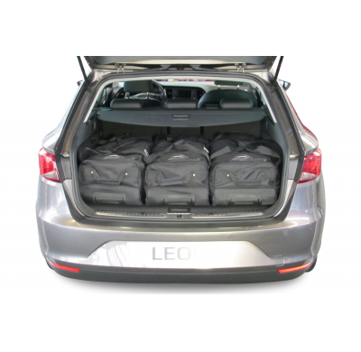 Set maletas especifico SEAT Leon ST (5F) 2014- wagon CAR-BAGS (3x Trolley + 3x Bolsa de mano)