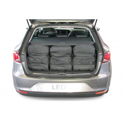 Set maletas especifico SEAT Leon ST (5F) 2014- wagon CAR-BAGS (3x Trolley + 3x Bolsa de mano)