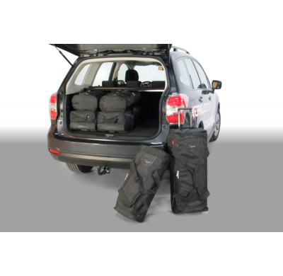 Set maletas especifico SUBARU Forester (SJ) 2013- suv CAR-BAGS (3x Trolley + 3x Bolsa de mano)