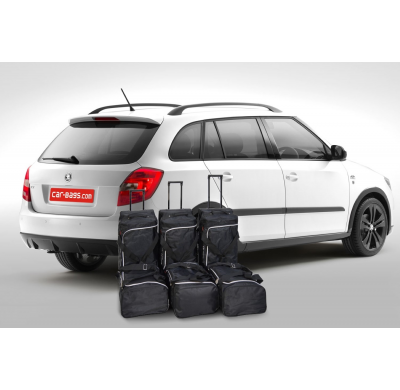 Set maletas especifico SKODA Fabia II (5J) combi 2007-2014 wagon CAR-BAGS (3x Trolley + 3x Bolsa de mano)