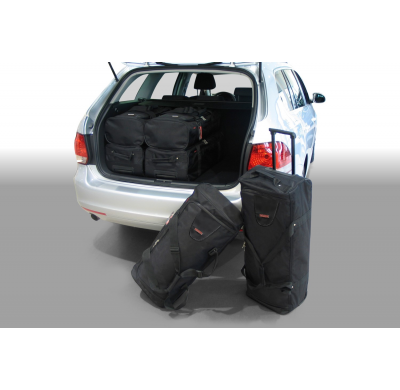 Set maletas especifico VOLKSWAGEN Golf V (1K) & VI (5K) Variant 2007-2013 wagon CAR-BAGS (3x Trolley + 3x Bolsa de mano)