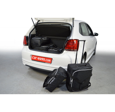Set maletas especifico VOLKSWAGEN Polo V (6R & 6C reestyling) 2009- 3d & 5d CAR-BAGS (2x Trolley + 3x Bolsa de mano)