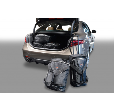 Set maletas especifico Carbags  ALFA ROMEO Giulia (952) Año: 2016-> 4 Puertas -  Incluye: Trolley bag: 3pcs -45ltr Bolsa viaje: