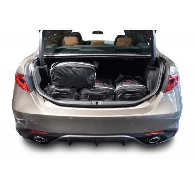 Set maletas especifico Carbags  ALFA ROMEO Giulia (952) Año: 2016-> 4 Puertas -  Incluye: Trolley bag: 3pcs -45ltr Bolsa viaje: