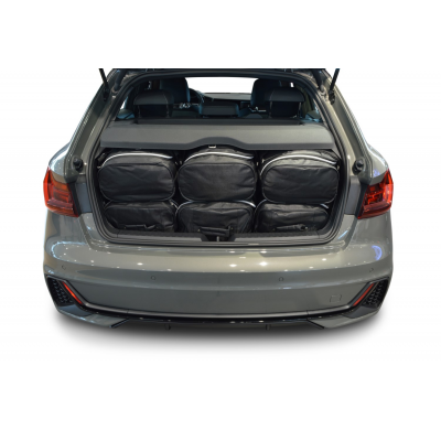 Set maletas especifico Carbags  AUDI A1 Sportback (GB) Año: 2018-> 5 Puertas Piso del maletero ajustable en la posición más baja