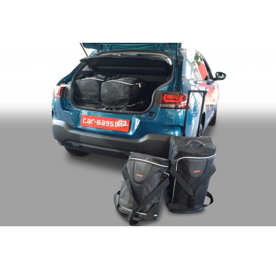 Set maletas especifico Carbags  CITROËN C4 Cactus Año: 2018-2020 5 Puertas -  Incluye: Trolley bag: 3pcs -62ltr Bolsa viaje: 3pc