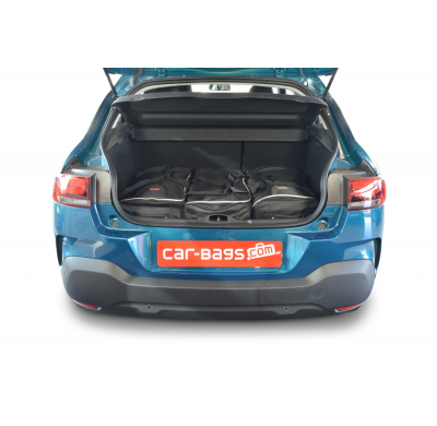Set maletas especifico Carbags  CITROËN C4 Cactus Año: 2018-2020 5 Puertas -  Incluye: Trolley bag: 3pcs -62ltr Bolsa viaje: 3pc