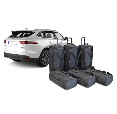 Set maletas especifico Carbags Pro.Line JAGUAR F-Pace Año: 2016-> suv -  Incluye: Trolley bag: 3pcs -83ltr Bolsa viaje: 3pcs -54