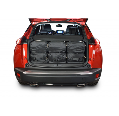 Set maletas especifico Carbags  PEUGEOT 2008 II Año: 2019-> suv Suelo del maletero ajustable en la posición más baja-  Incluye:
