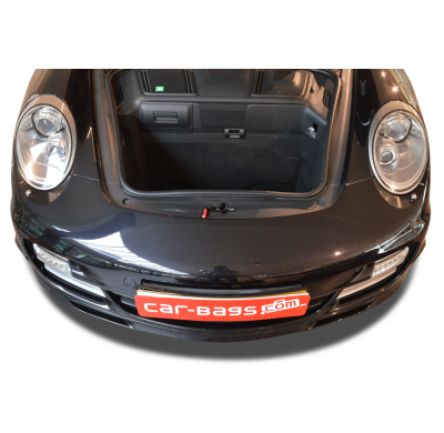 Set maletas especifico Carbags Pro.Line PORSCHE 911 (997) Año: 2004-2012 coupé & cabriolet 2WD + 4WD; Con cargador de CD en el m