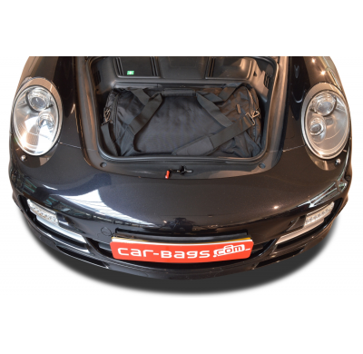 Set maletas especifico Carbags Pro.Line PORSCHE 911 (997) Año: 2004-2012 coupé & cabriolet 2WD + 4WD; Con cargador de CD en el m