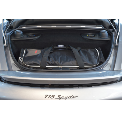 Set maletas especifico Carbags  PORSCHE 718 Spyder Año: 2019-> cabriolet A x H x L = 30 x 25 x 85 cm-  Incluye: Trolley bag: 1pc