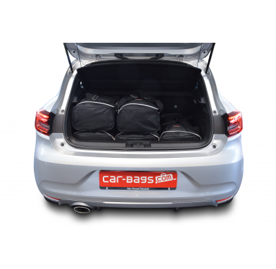 Set maletas especifico Carbags  RENAULT Clio V Año: 2019-> 5 Puertas -  Incluye: Trolley bag: 3pcs -55ltr Bolsa viaje: 3pcs -26l