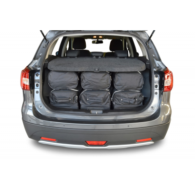 Set maletas especifico Carbags  SUZUKI SX4 S-Cross Año: 2013-> suv -  Incluye: Trolley bag: 3pcs -54ltr Bolsa viaje: 3pcs -34ltr