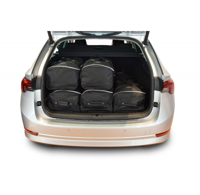 Set maletas especifico Carbags  SKODA Octavia IV Combi (NX) Año: 2020-> wagon Piso del maletero ajustable en la posición más baj
