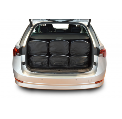 Set maletas especifico Carbags  SKODA Octavia IV Combi (NX) Año: 2020-> wagon Piso del maletero ajustable en la posición más baj