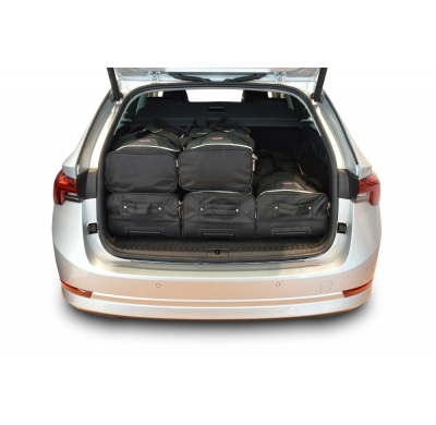 Set maletas especifico Carbags  SKODA Octavia IV Combi (NX) Año: 2020-> wagon Piso del maletero ajustable en la posición más alt