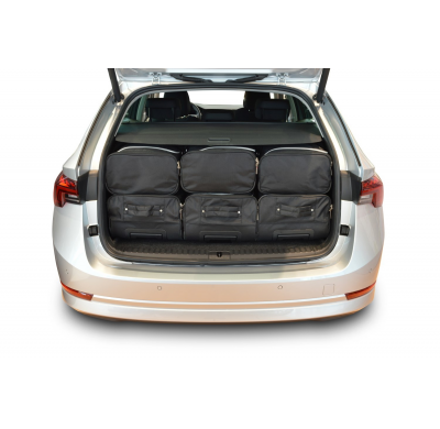Set maletas especifico Carbags  SKODA Octavia IV Combi (NX) Año: 2020-> wagon Piso del maletero ajustable en la posición más alt