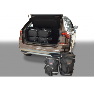 Set maletas especifico Carbags  SKODA Kamiq (NW4) Año: 2019-> suv -  Incluye: Trolley bag: 3pcs -55ltr Bolsa viaje: 3pcs -26ltr