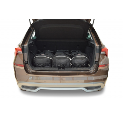 Set maletas especifico Carbags  SKODA Kamiq (NW4) Año: 2019-> suv -  Incluye: Trolley bag: 3pcs -55ltr Bolsa viaje: 3pcs -26ltr