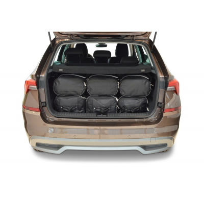 Set maletas especifico Carbags  SKODA Kamiq (NW4) Año: 2019-> suv -  Incluye: Trolley bag: 3pcs -55ltr Bolsa viaje: 3pcs -26ltr
