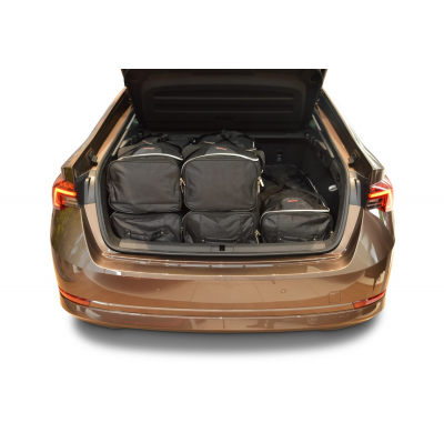 Set maletas especifico Carbags  SKODA Octavia IV (NX) Año: 2020-> 5 Puertas No para PHEV-  Incluye: Trolley bag: 3pcs -91ltr Bol