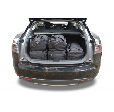 Set maletas especifico Carbags Pro.Line TESLA Model S Año: 2012-> 5 Puertas -  Incluye: Trolley bag: 3pcs -82ltr Bolsa viaje: 3p