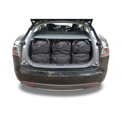 Set maletas especifico Carbags Pro.Line TESLA Model S Año: 2012-> 5 Puertas -  Incluye: Trolley bag: 3pcs -82ltr Bolsa viaje: 3p