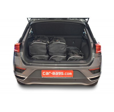 Set maletas especifico Carbags  VOLKSWAGEN T-Roc (A1) Año: 2017-> 5 Puertas Piso del maletero ajustable en la posición más baja-