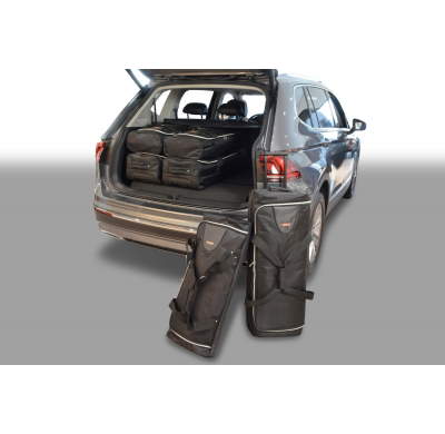 Set maletas especifico Carbags  VOLKSWAGEN Tiguan II Allspace Año: 2015-> suv 7 plazas con la 3ª fila de asientos abatida-  Incl
