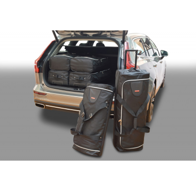 Set maletas especifico Carbags  VOLVO V60 II Año: 2018-> wagon Incl. Híbrido enchufable-  Incluye: Trolley bag: 3pcs -75ltr Bols
