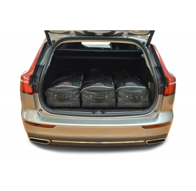 Set maletas especifico Carbags  VOLVO V60 II Año: 2018-> wagon Incl. Híbrido enchufable-  Incluye: Trolley bag: 3pcs -75ltr Bols