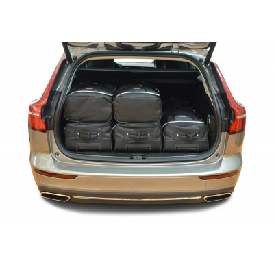 Set maletas especifico Carbags  VOLVO V60 II Año: 2018-> wagon Incl. Híbrido enchufable-  Incluye: Trolley bag: 3pcs -75ltr Bols