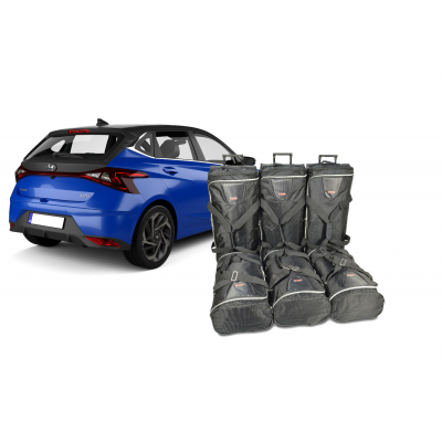 Set de bolsas de viaje Hyundai i20 (BC3) 2020-actualidad hatchback 5 puertas Bolsas trolley con cremallera de expansión