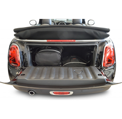Set de bolsas de viaje Mini Cabriolet (F57 - Mk III) 2016-actualidad Con logo de la bandera británica.