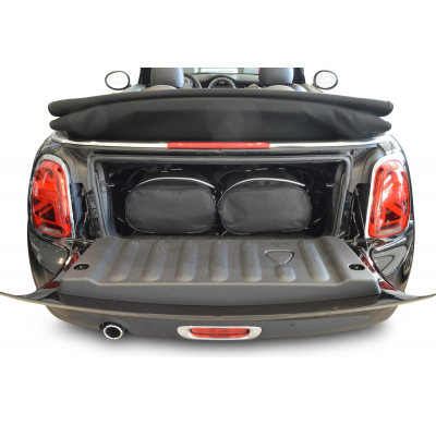 Set de bolsas de viaje Mini Cabriolet (F57 - Mk III) 2016-actualidad Con logo de la bandera británica.