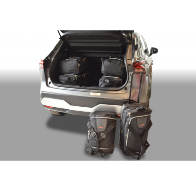 Set de bolsas de viaje Nissan Qashqai (J12) 2021-actualidad Bolsas trolley con cremallera de expansión
