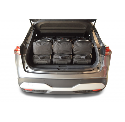 Set de bolsas de viaje Nissan Qashqai (J12) 2021-actualidad Bolsas trolley con cremallera de expansión