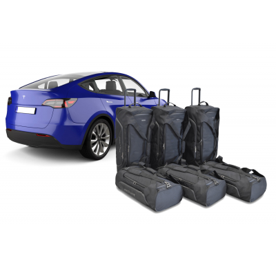 Set de bolsas de viaje Tesla Model Y 2020-actualidad hatchback 5 puertas Pro.Line Sin bota equipaje cubrir
