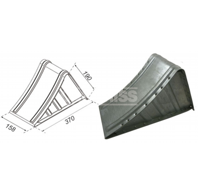 Calzo Rueda Galv. 370x158x190