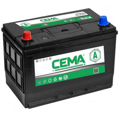 Bateria Cema Asia Referencia: Cb100.1j - Capacidad (Ah-20h) 100 - Arranque (A-En) 750 - Dimensiones: L(Mm) 306 - an (Mm) 175 - A