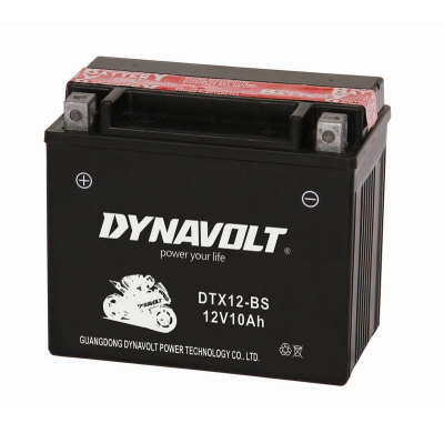 Bateria Dynavolt Agm 12v Referencia: Dtx12-Bs - Tipo Equivalente Ytx12-Bs - Capacidad (Ah-10h) 10 - Dimensiones: L(Mm) 150 - an