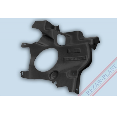 Protector De Carter Plastico Peugeot 206+  Parte Derecha -  Diésel  Año:Desde 2009