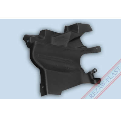 Protector De Carter Plastico Peugeot 206 Parte Izquierda- Gasolina, Diésel  Año:1998 - 2010