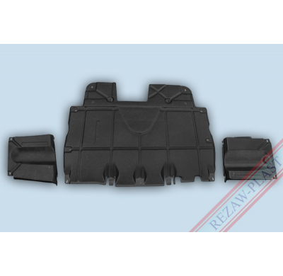 Protector De Carter Plastico Fiat Grande Punto Abarth Set Completo, Gasolina, Diésel  Año:2007 - 2011