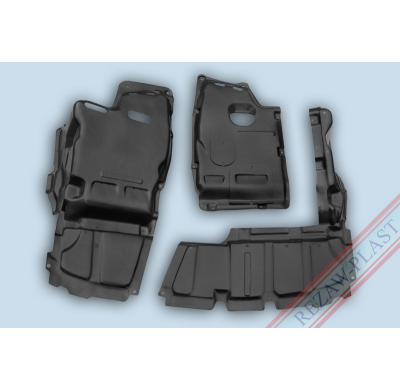 Protector De Carter Plastico Toyota Avensis    Full Set, Gasolina- : 1,6l/16v; 1,8l/16v  Año:2003  2008