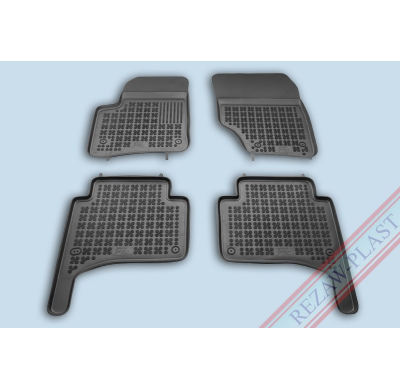 Alfombrillas Goma Negra Vw Touareg 2002 - 2010 4-Piezas